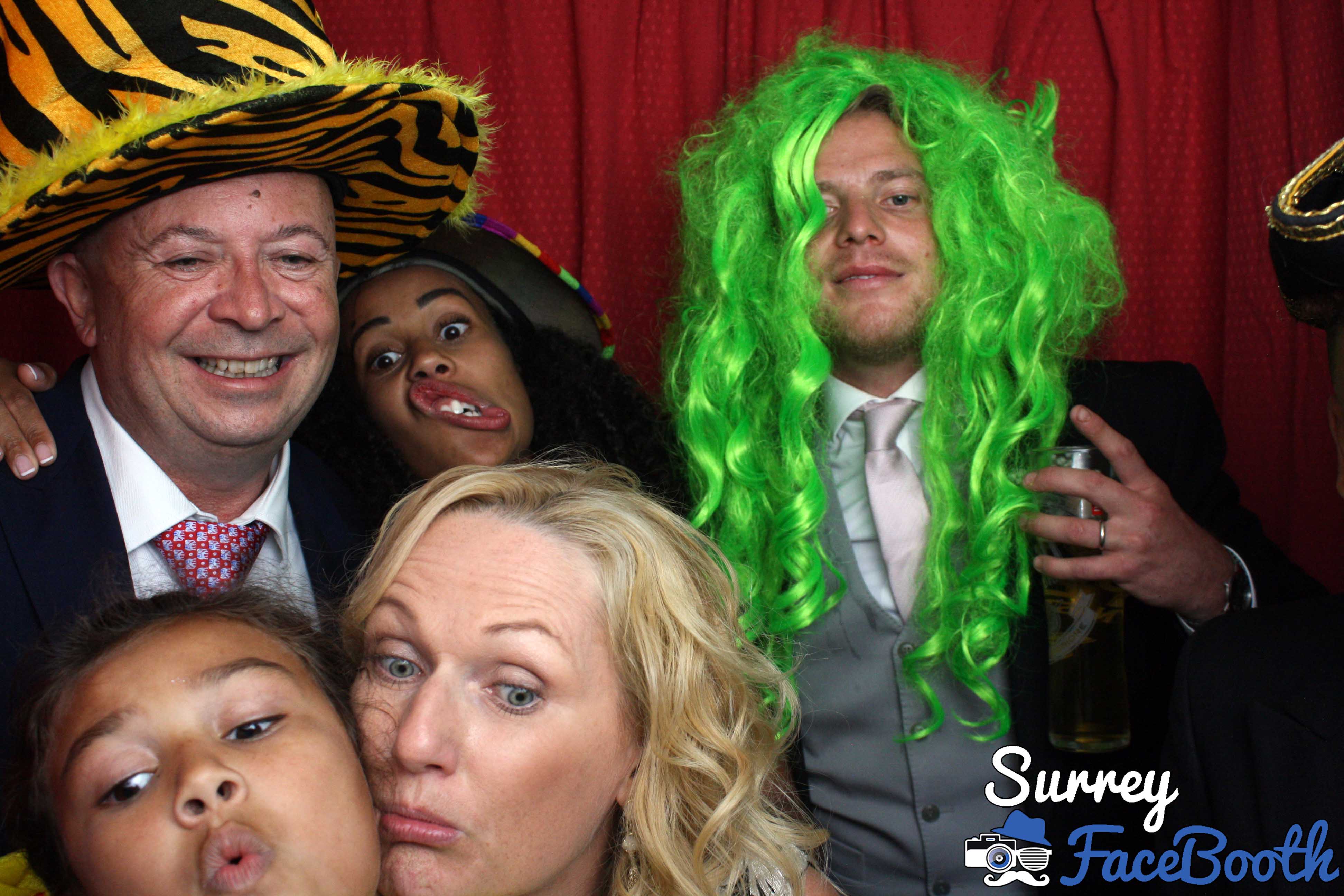 Becky and Gene's Wedding | View more photos from the event at galleries.surreyfacebooth.co.uk/u/Surrey-FaceBooth/Becky-and-Genes-Wedding